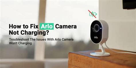 I've plugged in my camera to charge, it shows the charging symbol, but the percentage doesn't change. . Arlo camera not charging